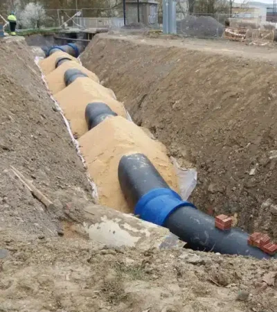 Da Fré, Obras, Saneamiento y redes